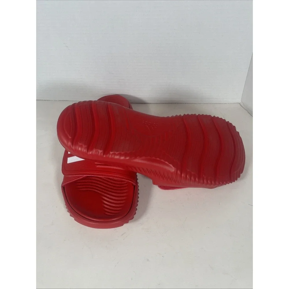 New Adidas Men's Alphabounce  2.0‎ sandals Slides Size US 12  #IE6422 Red